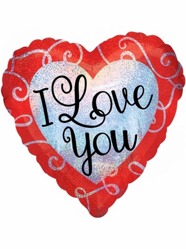 FB29 I Love You Sparkle Balloon – Florist Kota Damansara
