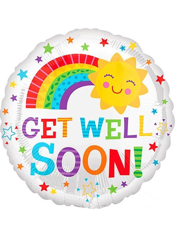 FB41 Get Well Soon Happy Sun Balloon – Florist Setia Alam