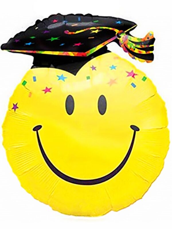 FB44 Graduation Smiley Balloon – Florist Rawang