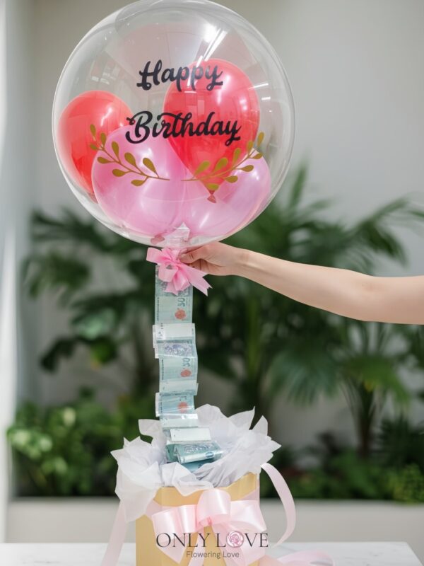 MM002 Money Surprise Bloom Box – Florist Desa ParkCity