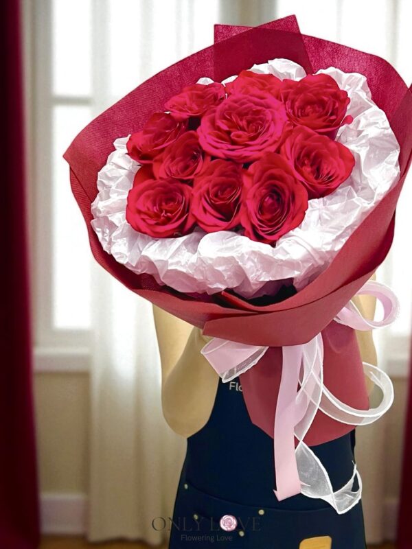 KS016 Classic Bloom Rose Bouquet – Florist Cheras