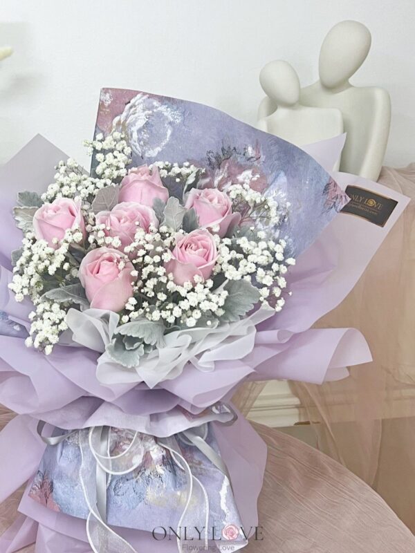 L143 Classic Elegance Rose Bouquet – Florist Titiwangsa