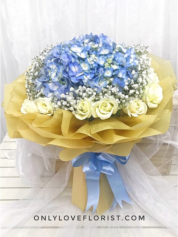 HGB005 Hydrangea Bouquet – Florist Pudu