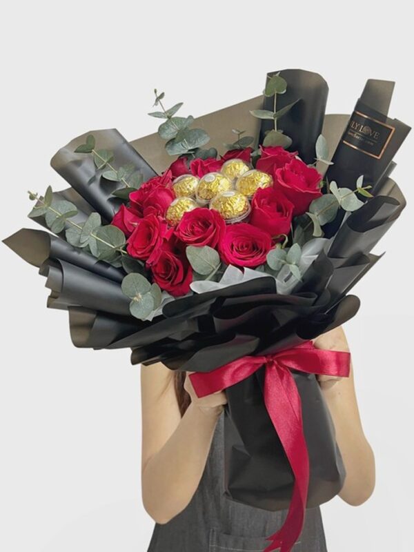 L151 Korean Style Rose Bouquet – Florist Bandar Kinrara