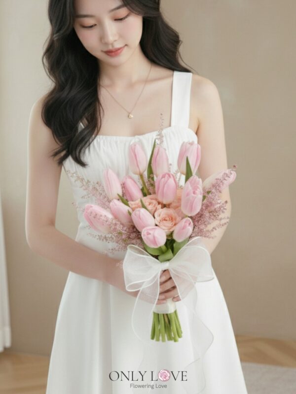 WB005 Tulip Wedding Bridal Bouquet – Florist Semenyih